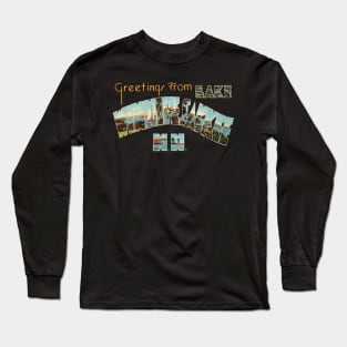 Greetings from Lake Winnipesaukee New Hampshire Long Sleeve T-Shirt